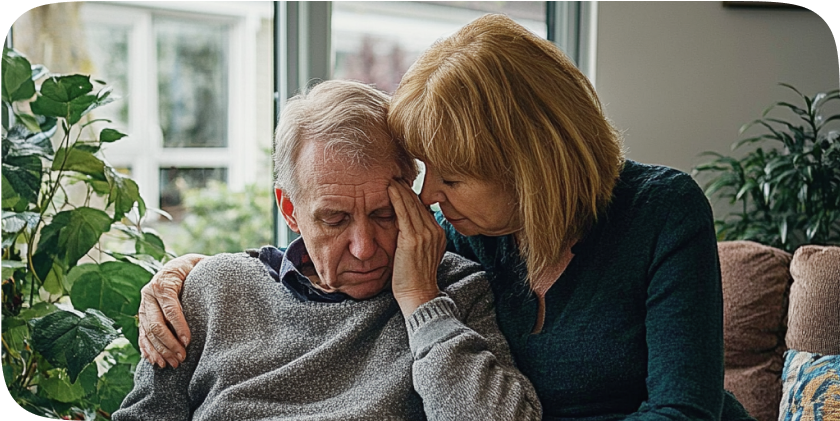 Verschlechterung der Gesundheit